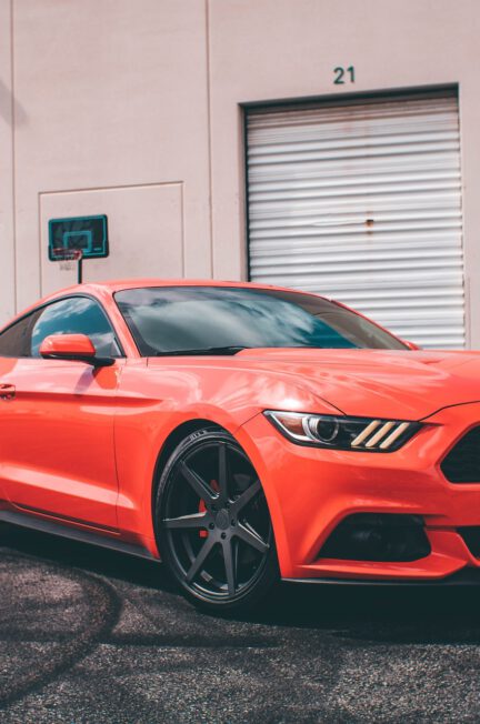 red ford mustang
