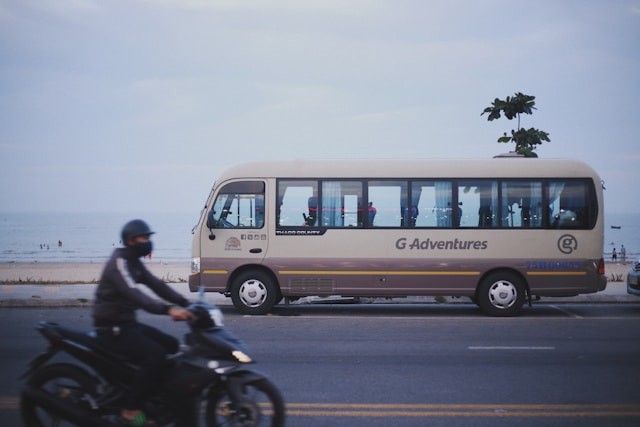 party bus on the road